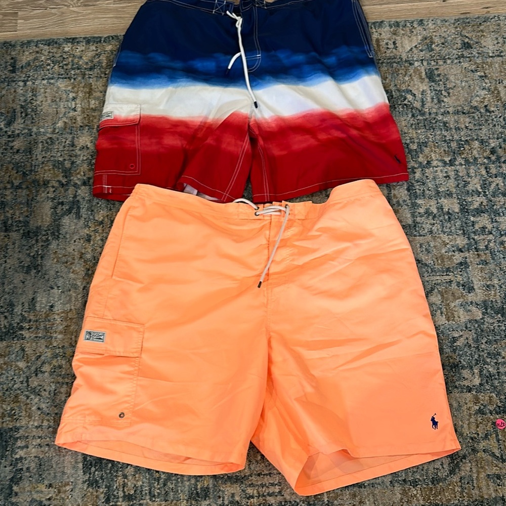 Big and Tall Polo Swim Short - Lightly Worn - Sz:4XB